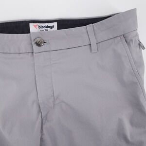 Birddogs Stretch Cotton Blend Chino Pants Grey Mens‎ 32x30 Inseam measures 29"